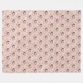 Letter F フリースブランケット (正面(横))