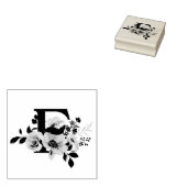 Letter F ラバースタンプ (押印)