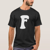 Letter F Capital Alphabet Team Groups Costume Matc Tシャツ (正面)
