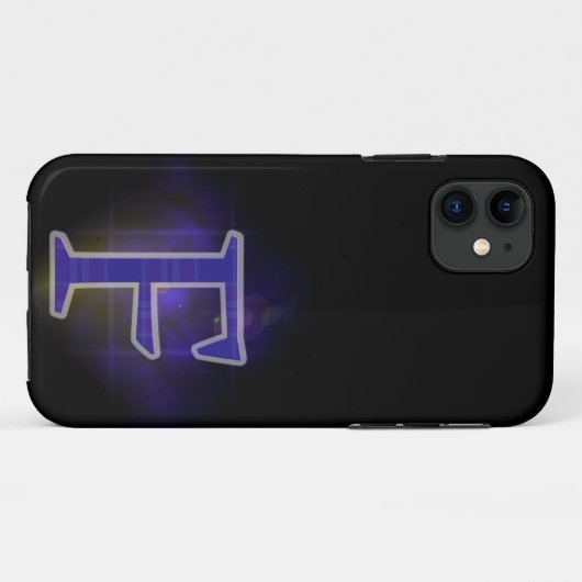 Letter F Case-Mate iPhoneケース (裏面(横))