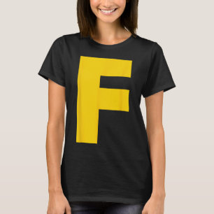 Letter F Chipmunkグループマッチングハロウィーンの衣装 Tシャツ