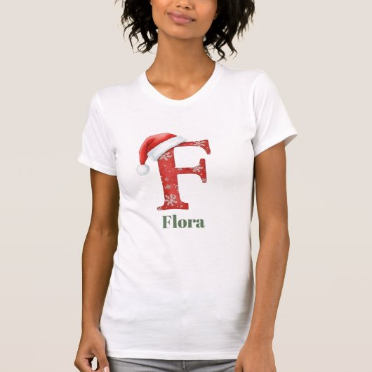 Letter F Personalized Tシャツ (正面)