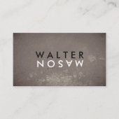 Letter Flip Grungyテクスチャ 名刺 (正面)