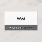 Letter Flip Monogram Company 名刺 (正面)