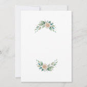 letter flowers  招待状 (正面)