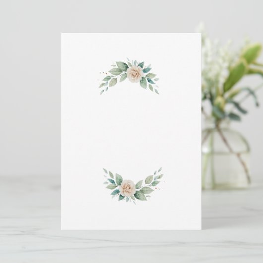 letter flowers  招待状 (スタンド正面)