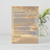 Letter from God Faith Encouragement & Blessings カード (スタンド正面)