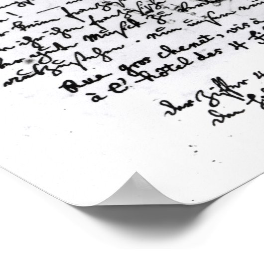 Letter from Mozart to his Father, 5th April ポスター (角)