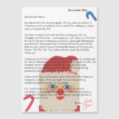 Letter from Santa Candy Canes Child's Name (正面)