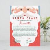 Letter from Santa Nice List Certificate Christmas (スタンド正面)