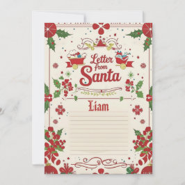 Letter from Santa | Official North Pole Christmas 招待状