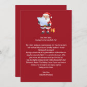 Letter From Santa's Desk 招待状 (正面/裏面)