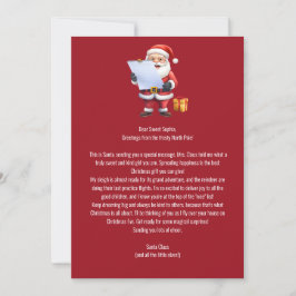 Letter From Santa's Desk 招待状