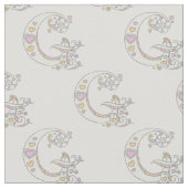 Letter Gモノグラム加飾文字カスタム布 ファブリック (クローズアップ)