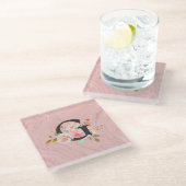 Letter G ガラスコースター (アングル)