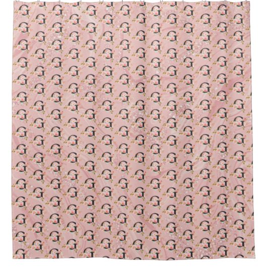 Letter G シャワーカーテン (正面)