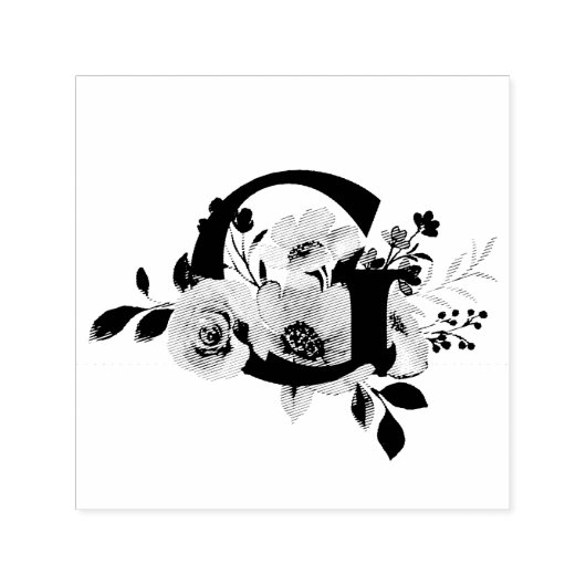 Letter G セルフインキングスタンプ (デザイン)