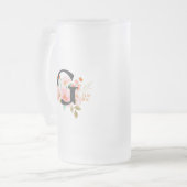 Letter G フロストグラスビールジョッキ (正面左)