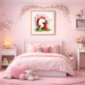 Letter G Chinese Dog Fairy Poster - Alphabet Art ポスター