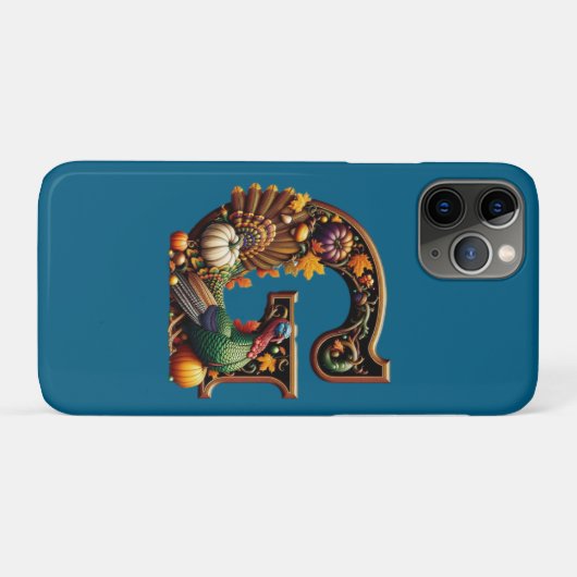 Letter G Thanksgiving style  Case-Mate iPhoneケース (裏面(横))