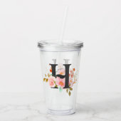 Letter H アクリルタンブラー (裏面)