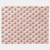 Letter H フリースブランケット (正面(横))