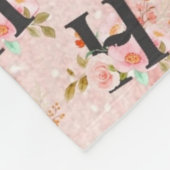 Letter H フリースブランケット (角)