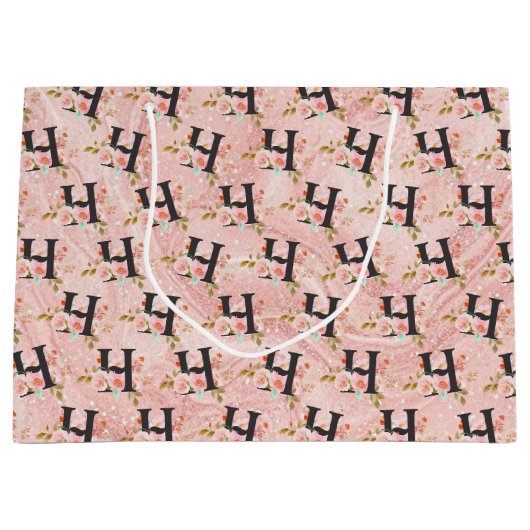 Letter H ラージペーパーバッグ (正面)