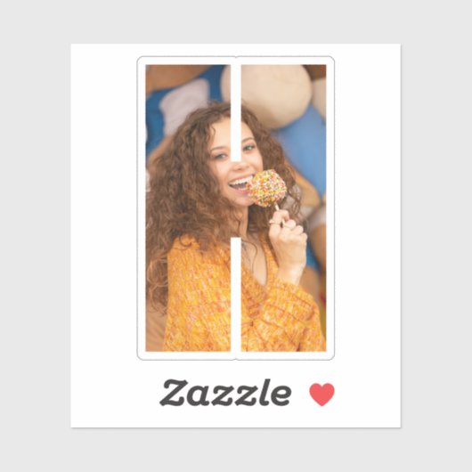 Letter H Alphabet & Photo Custom-Cut Vinyl Sticker シール (シート)