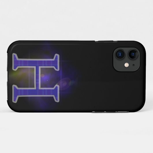 Letter H Case-Mate iPhoneケース (裏面(横))