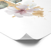 Letter H Monogram Poster ポスター (角)