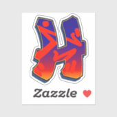 Letter H - Night Sky シール (シート)