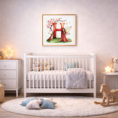 Letter H Tiger Fairy Poster - Alphabet Art ポスター