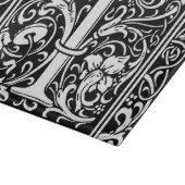 Letter I中世モノグラムアールヌーボー カッティングボード (角)