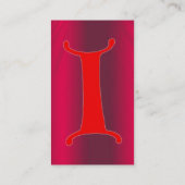 Letter I名刺 名刺 (裏面)