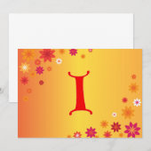 Letter I招待状 招待状 (正面/裏面)