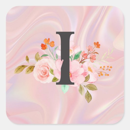 Letter I スクエアシール (正面)