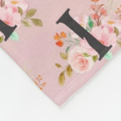 Letter I フリースブランケット (角)