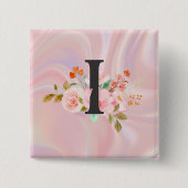 Letter I 缶バッジ (正面)