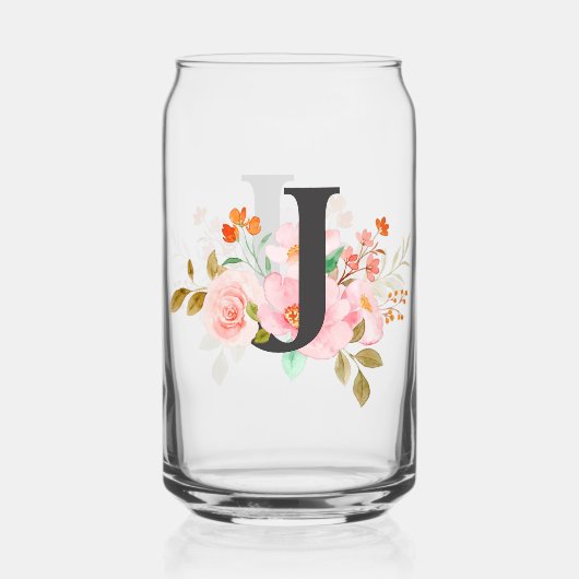 Letter J ガラス缶 (正面)