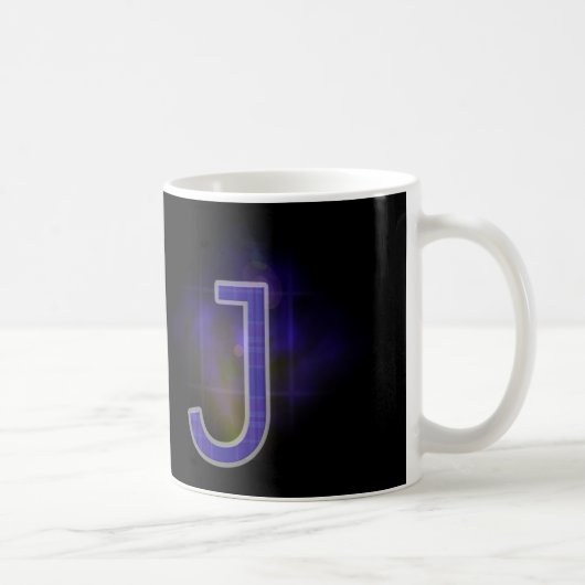 Letter J コーヒーマグカップ (右)