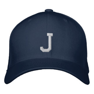 Letter J baseball cap jesus hat  刺繍入りキャップ