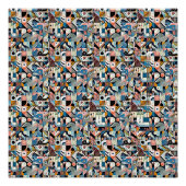 LETTER J STEREOGRAM 20"x20", Semi-Gloss, No Frame ポスター (正面)