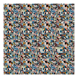 LETTER J STEREOGRAM 20"x20", Semi-Gloss, No Frame ポスター