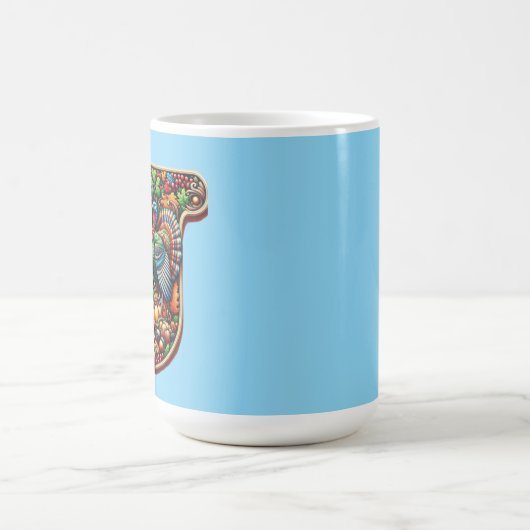 Letter J Thanksgiving style gift  コーヒーマグカップ (中央)