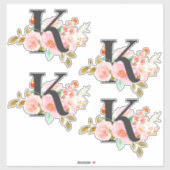 Letter K シール (シート)