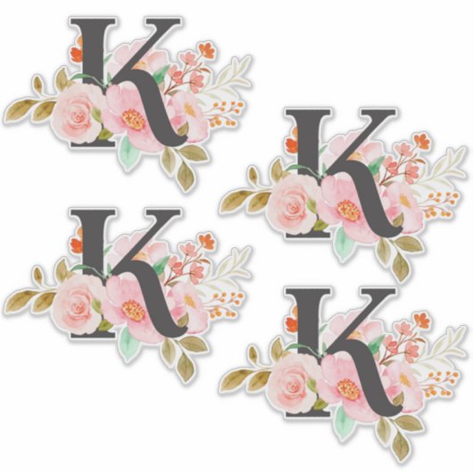 Letter K シール (正面)