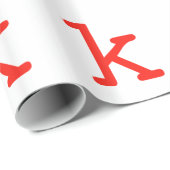 Letter k ラッピングペーパー (ロールコーナー)