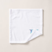 Letter K Monogram Initial Bath Gift Set バスタオルセット (ウォッシュタオル)