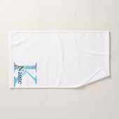 Letter K Monogram Initial Bath Gift Set バスタオルセット (ハンドタオル)